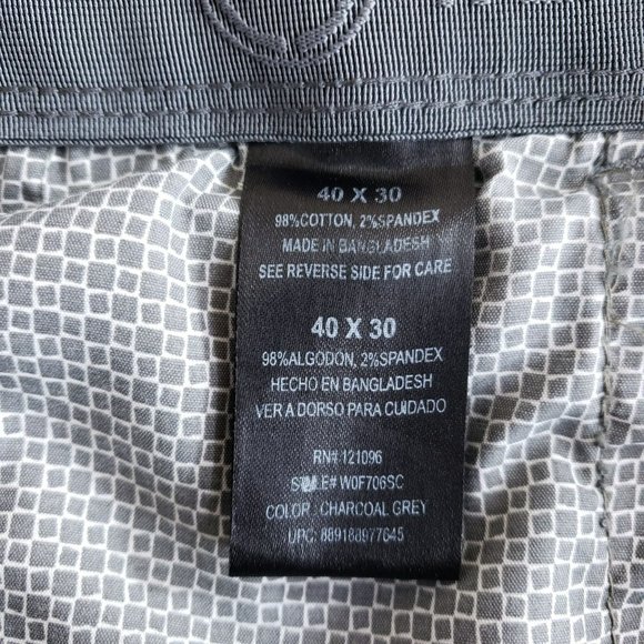 Weatherproof Utility Pants Men's Size 40/30 Gray Stretch - Picture 3 of 8